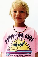 GARMENT DYE PRINTED T-SHIRT