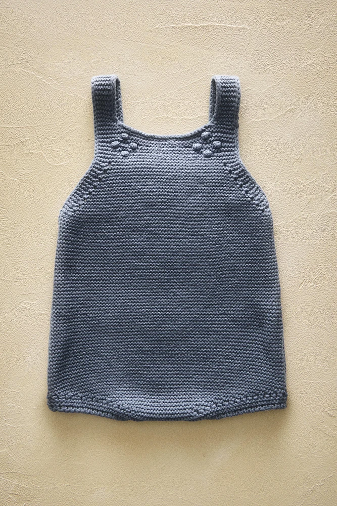 CHILDREN'S DUNGAREES WITH BOBBLES
