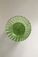 STRIPED BOROSILICATE GLASS BOWL