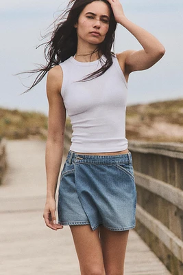 JUPE-CULOTTE EN JEAN TRF