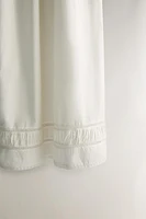 CHEMISE DE NUIT FRONCÉE ET DENTELLE