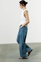 PETER PAN COLLAR POPLIN TOP