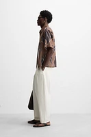 LEAF PRINT SHIRT