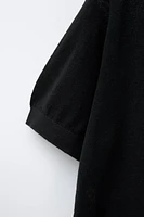 LINEN COTTON POLO SHIRT