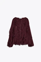 RUFFLED BLOUSE ZW COLLECTION