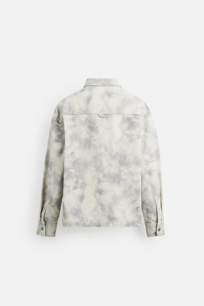 ABSTRACT PRINT OVERSHIRT