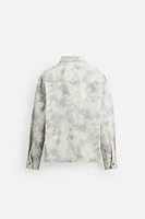 ABSTRACT PRINT OVERSHIRT
