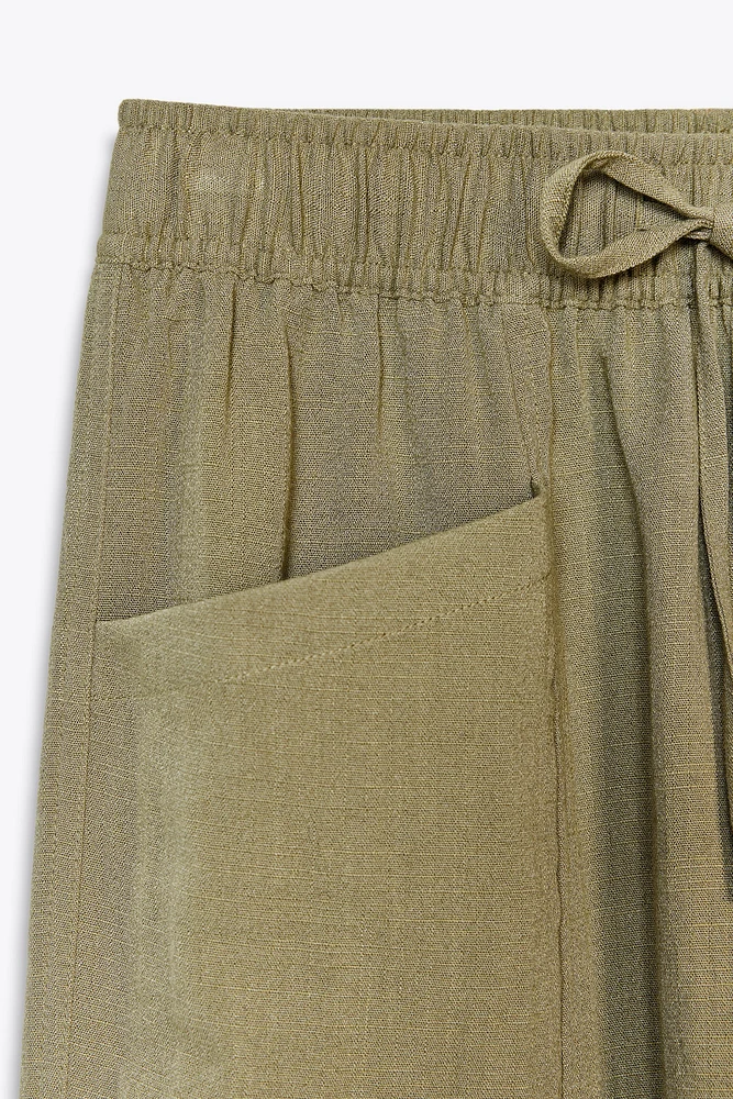 RUSTIC ELASTIC WAIST PANTS