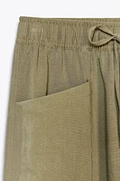 RUSTIC ELASTIC WAIST PANTS