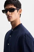 WRINKLED LOOK SHIRT