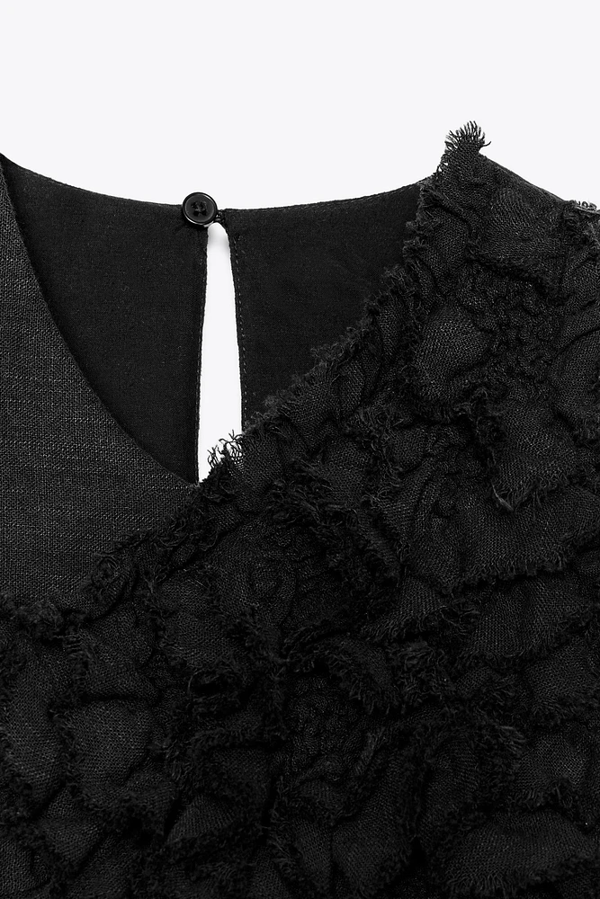 PANELED FULL CUT DRESS X FANGLU LIN