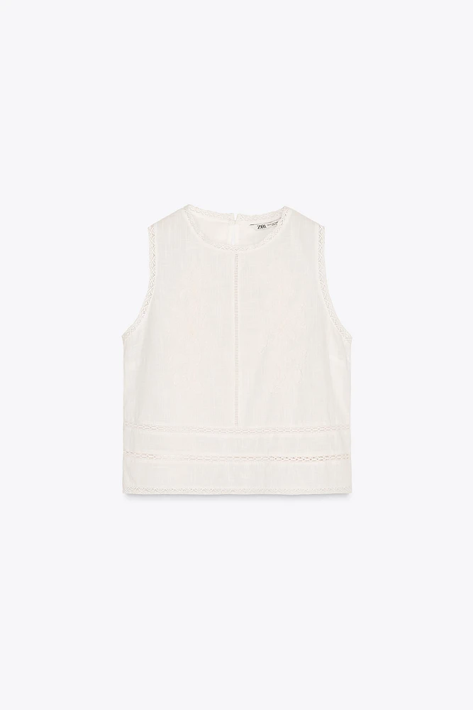 TOP BRODÉ ZW COLLECTION