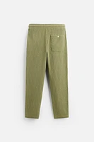 PANTALON À TEXTURE