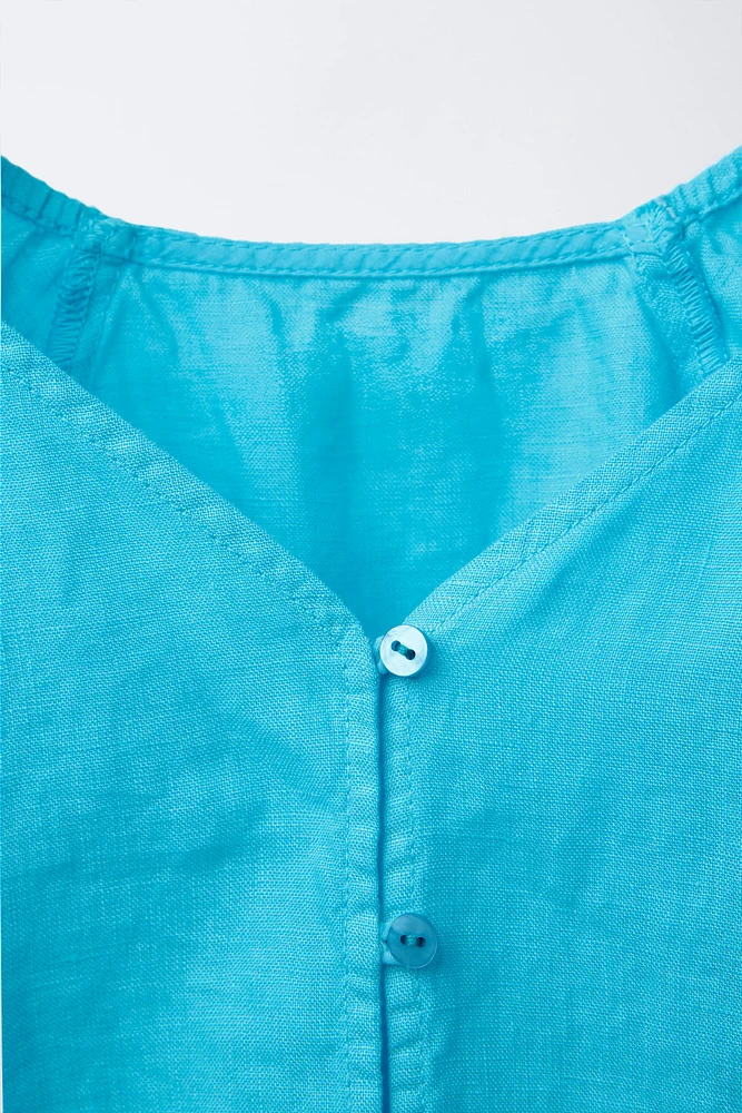 100% LINEN TOP