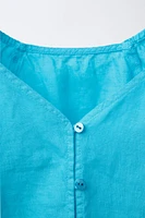 100% LINEN TOP