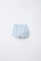 POPLIN SHORTS