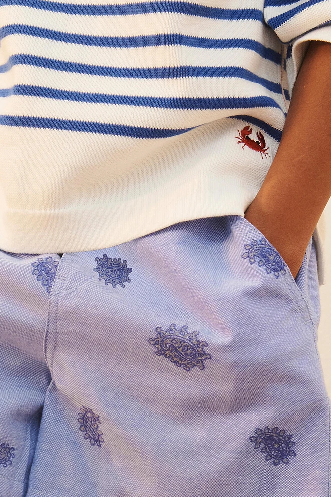 BERMUDA BRODERIE PAISLEY ÉDITION LIMITÉE