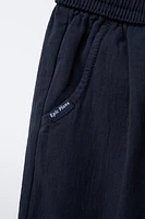 TEXTURED BAGGY PANTS