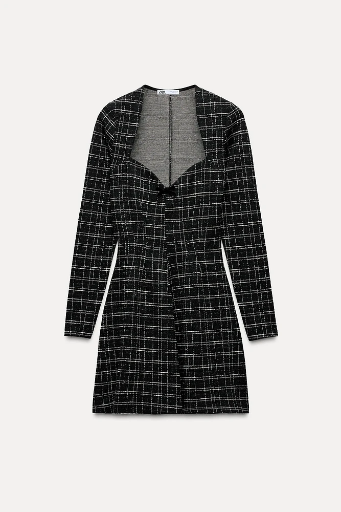 PLAID SKATER DRESS