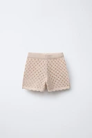 SHORT EN MAILLE