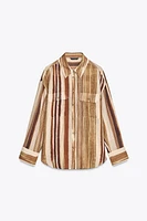 OVERSIZED STRIPED SHIRT