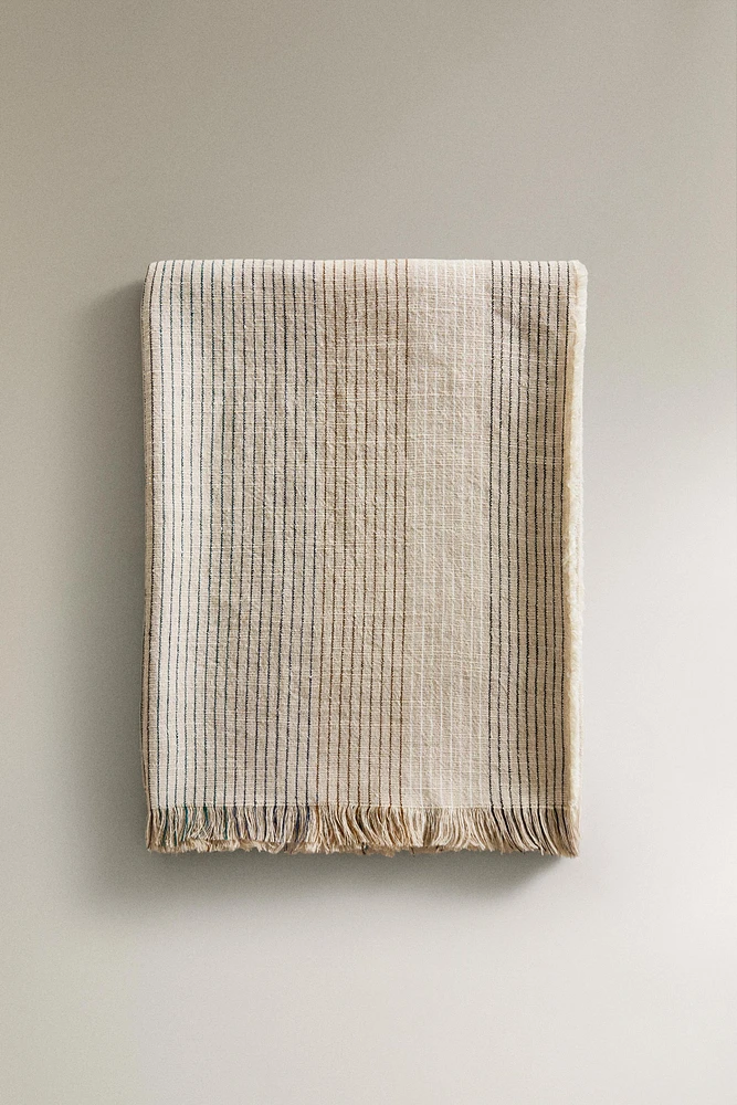 PLAID CHANVRE RAYURES