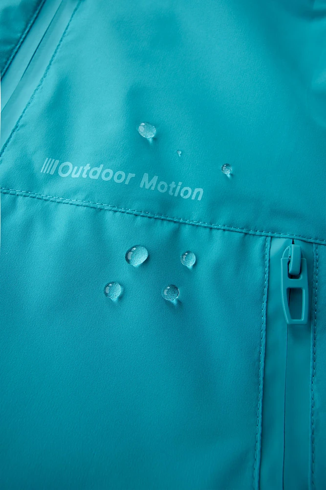 LIGHTWEIGHT HOODED WATER-REPELLENT JACKET