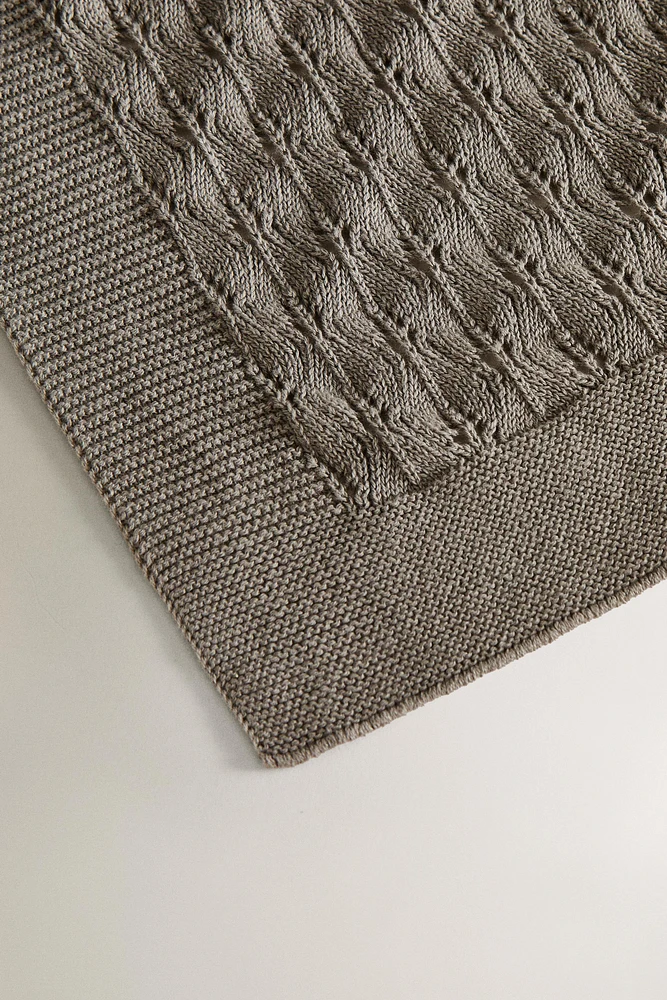 COUVERTURE ENFANT CHEVRONS