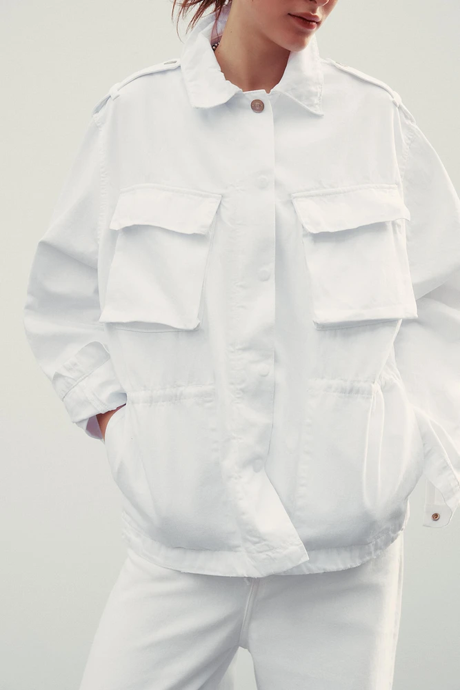 TRF DENIM POCKET JACKET
