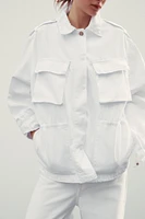 TRF DENIM POCKET JACKET