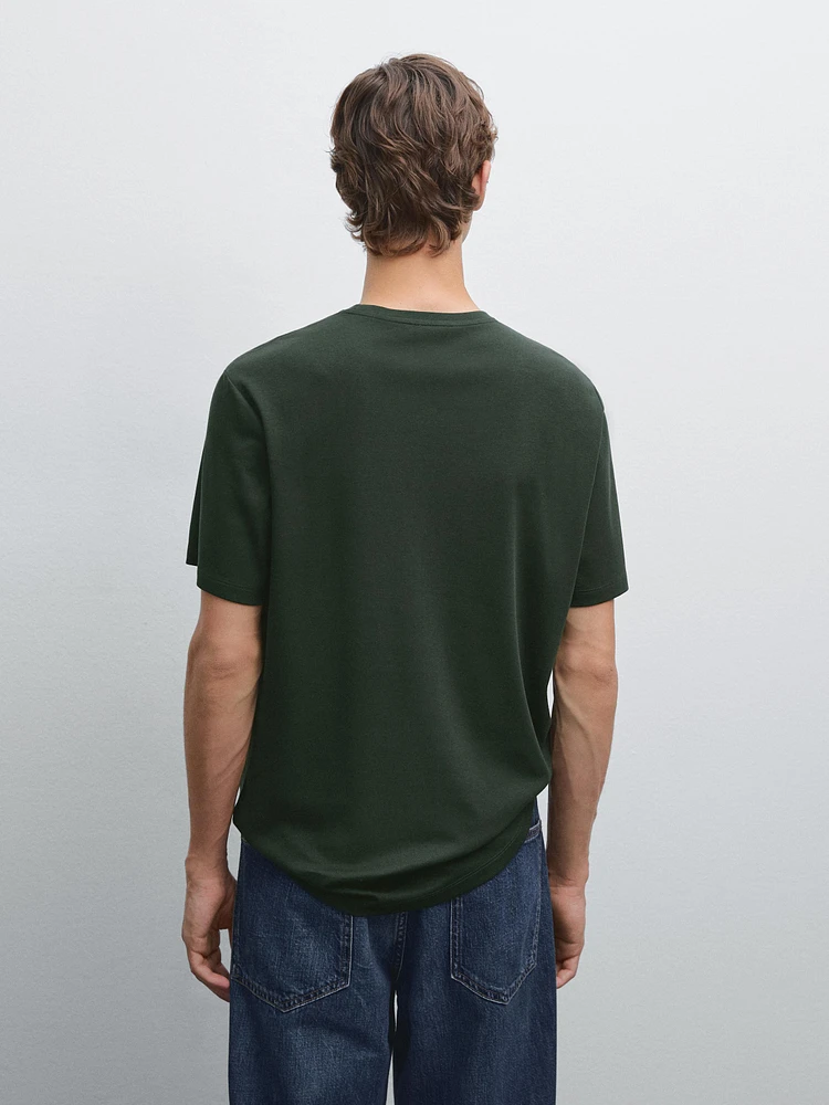 Cotton blend T-shirt