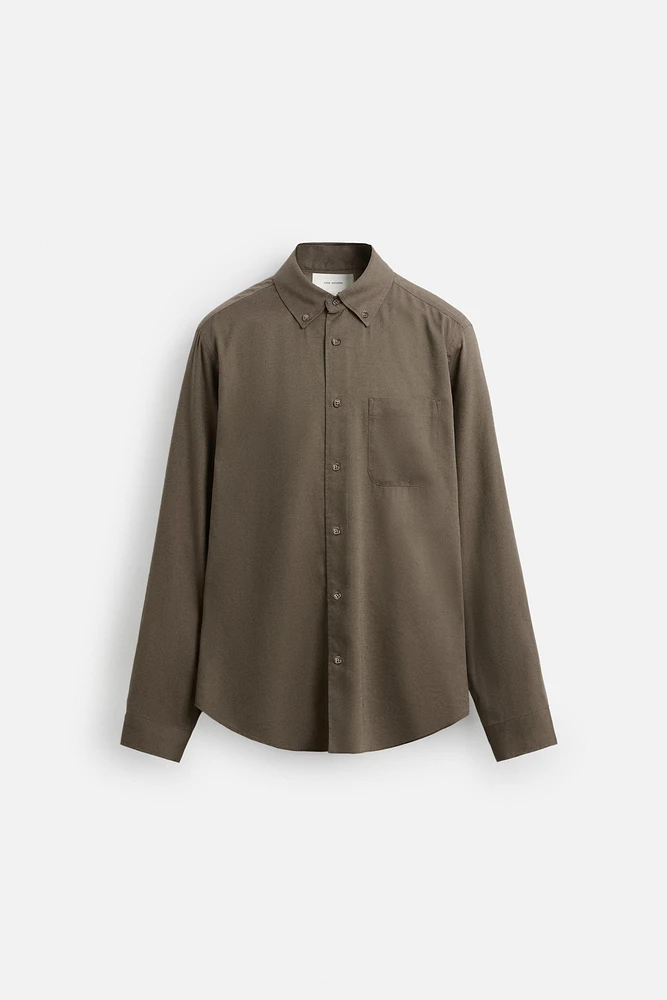 CHEMISE EN COTON ET LYOCELL