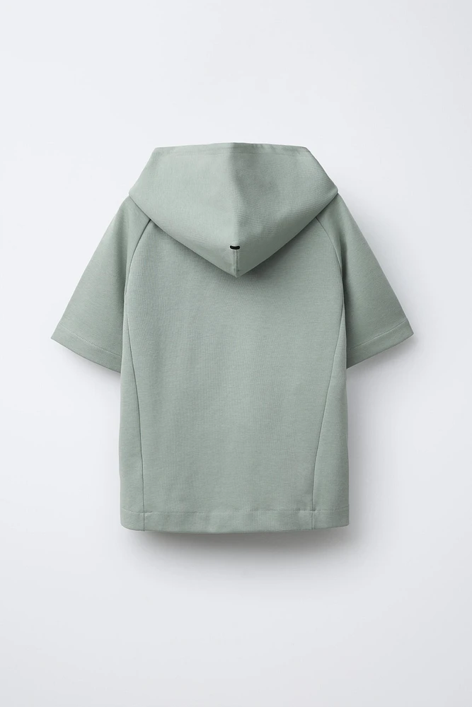 SPORTY ZIPPER SWEATSHIRT