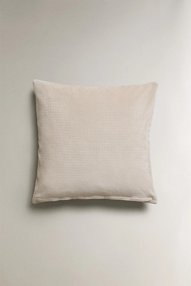 MINI SQUARE VELVET PILLOW SHAM FOR QUILT