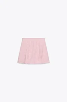 GINGHAM SKORT