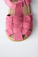 BAREFOOT LEATHER FISHERMAN SANDALS
