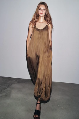 ZW COLLECTION LONG PLEATED JUMPSUIT