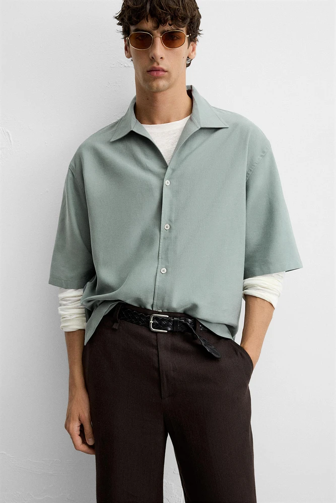 RELAXED FIT FLUID SHIRT