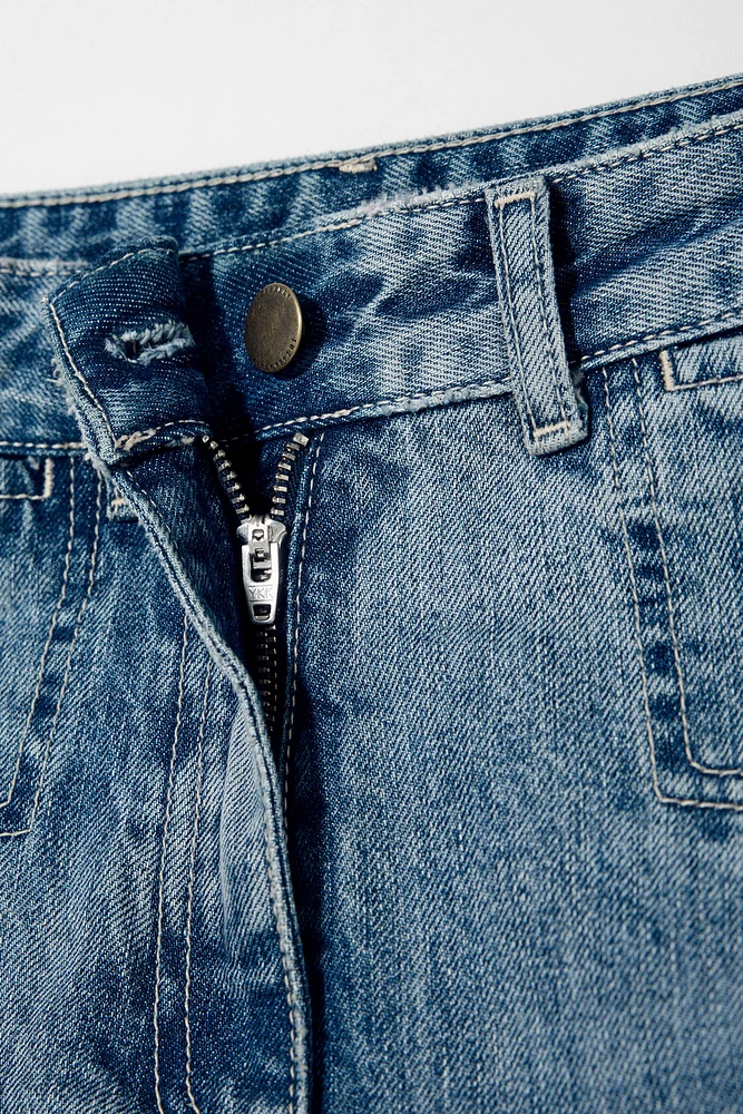 JEAN JAMBE LARGE À TAILLE NORMALE KATE MOSS X ZARA