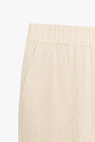 LINEN BALLOON PANTS