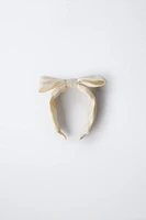 ORGANZA BOW HEADBAND