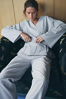 PANTALON DE STYLE PYJAMA À RAYURES