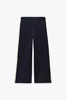 SIDE STRIPE KNIT PANTS