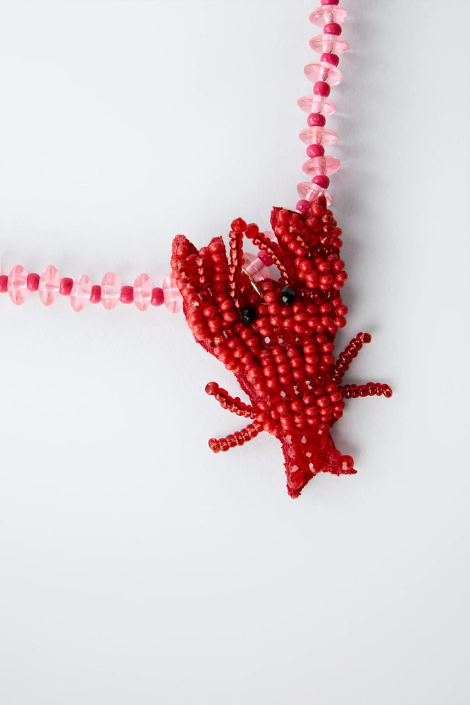 COLLIER FANTAISIE LANGOUSTE