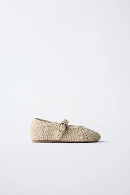 ZARA TIMELESS - CROCHET BALLET FLATS