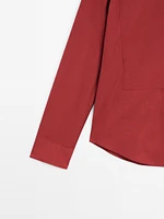 Chemisier manches longues 100 % coton