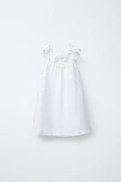 100% LINEN FLORAL DRESS