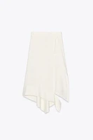 ASYMMETRIC LINEN SKIRT ZW COLLECTION