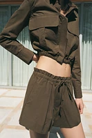 CHEMISE COURTE AVEC POCHES COLLECTION ZW
