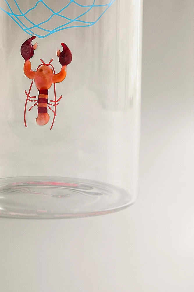 LOBSTER BOROSILICATE GLASS TUMBLER